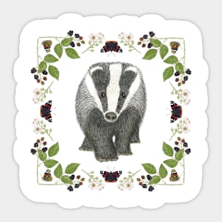 Badger & Brambles Sticker